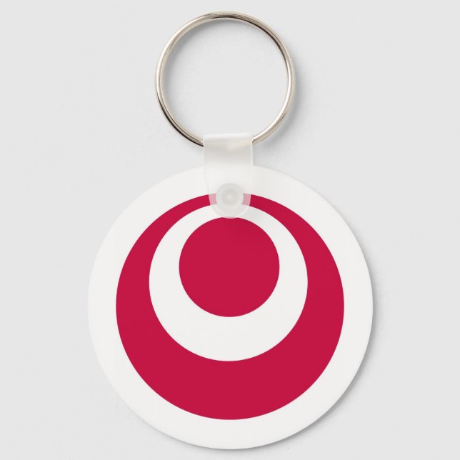 japan country region flag prefecture okinawa key ring (Front)