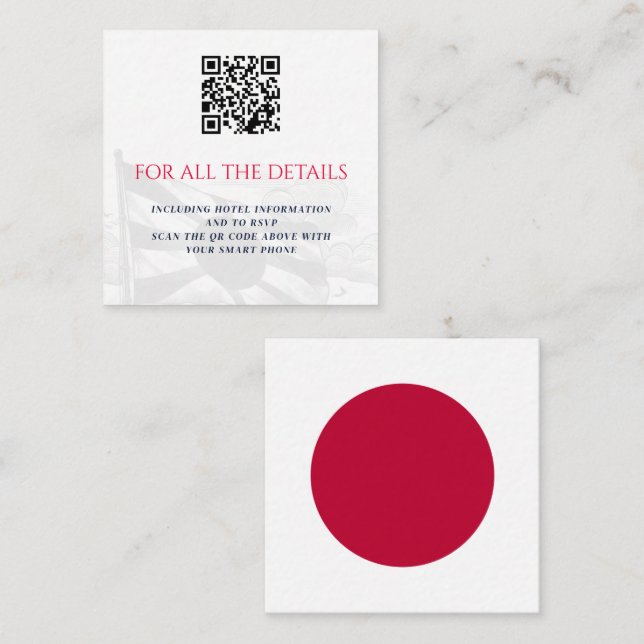 Japan Couple Enclosure Card (Front/Back)