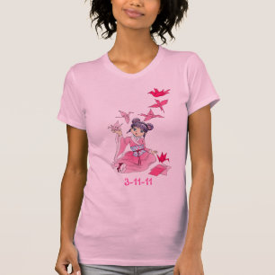 Japan Earthquake Relief - Paper Cranes T-Shirt