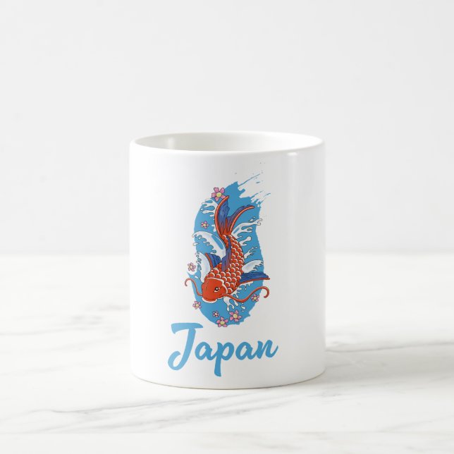 Japan Fishing logo Coffee Mug (Center)