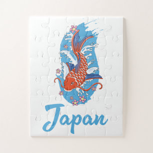 Japan Fishing logo Jigsaw Puzzle