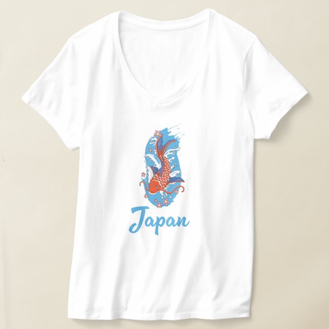 Japan Fishing logo T-Shirt (Laydown)