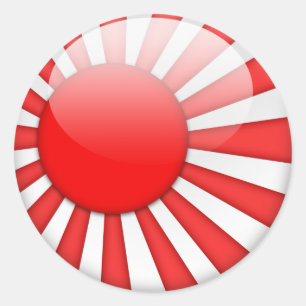 Japan Flag 2.0 Classic Round Sticker