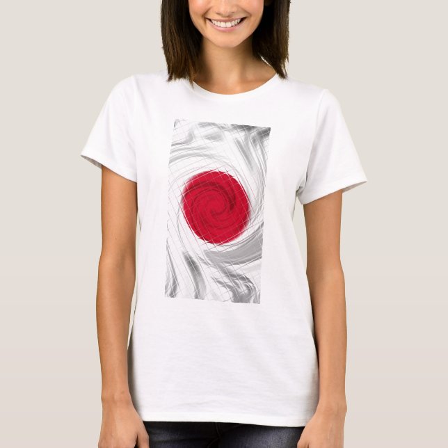 Japan Flag Artwork T-Shirt (Front)
