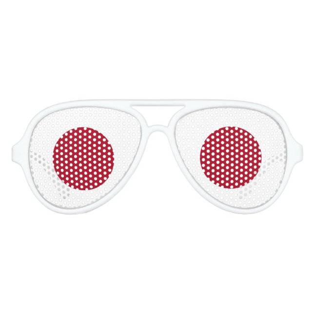 Japan Flag Aviator Sunglasses (Front)