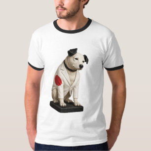 Japan Flag Blazer Nipper – RCA Victor Dog in Japan T-Shirt