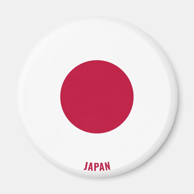 Japan Flag Charming Patriotic Magnet (Front)
