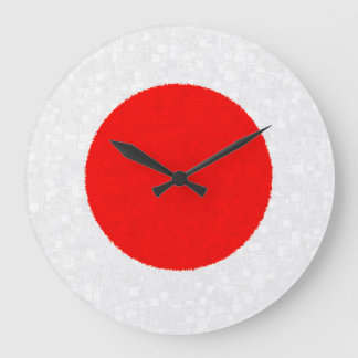 JAPAN FLAG Clock