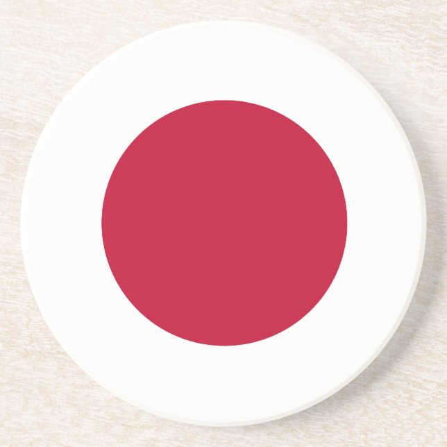 Japan Flag Coaster (Front)