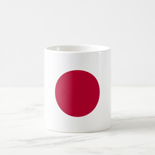 Japan Flag Coffee Mug (Center)