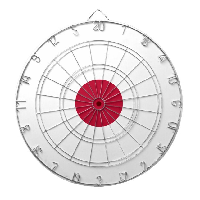 Japan flag dartboard (Front)