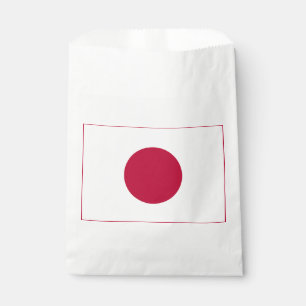 Japan Flag Favour Bags