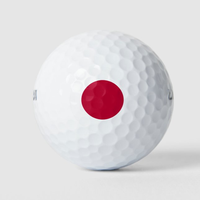 Japan Flag Golf Balls (Front)