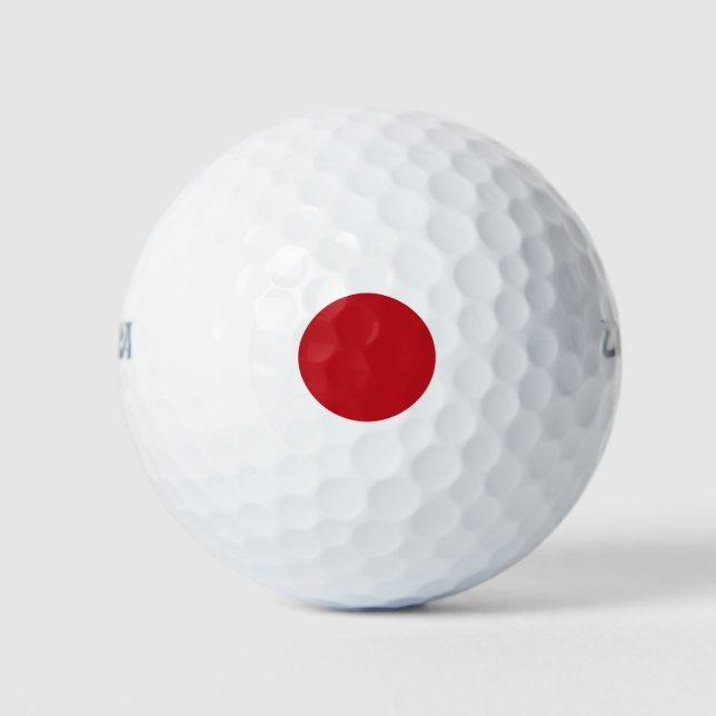 Japan flag golf balls (Front)
