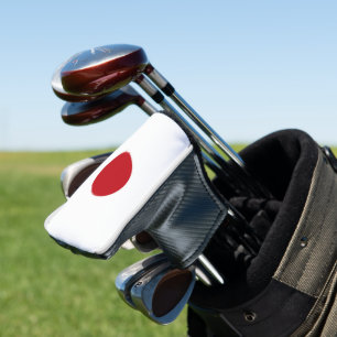 Japan flag golf head cover
