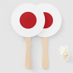 Japan flag hand fan