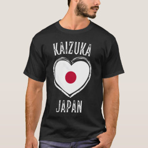 Japan Flag Heart Kaizuka City T-Shirt