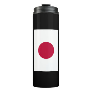 Japan Flag: Hinomaru, Nisshōki, Red Rising Sun Thermal Tumbler
