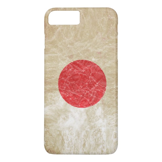 Japan Flag in Grunge Case-Mate iPhone Case (Back)