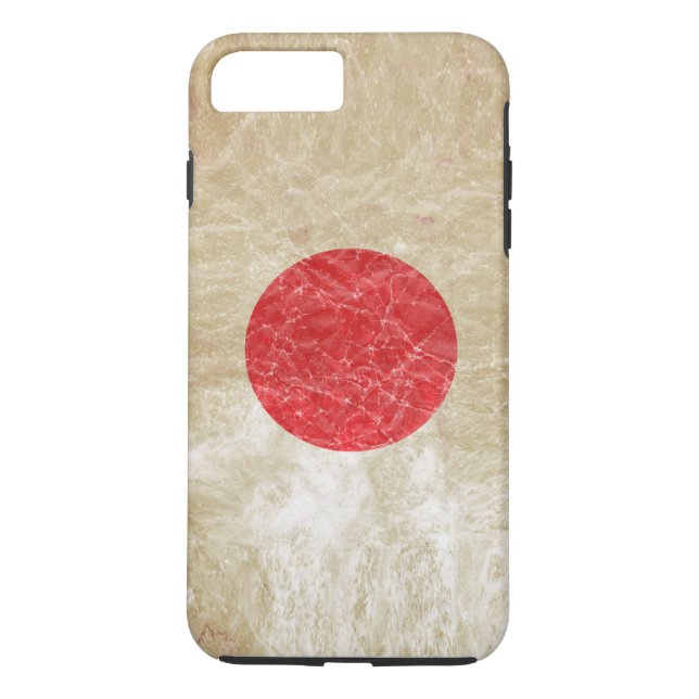 Japan Flag in Grunge Case-Mate iPhone Case (Back)