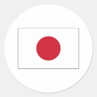 Japan FLAG International Classic Round Sticker