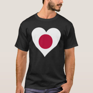 Japan Flag Japan  Love Japan Japan Flag Japan Hear T-Shirt