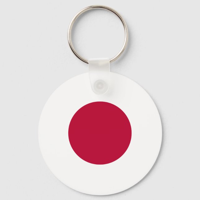 Japan Flag Key Ring (Front)