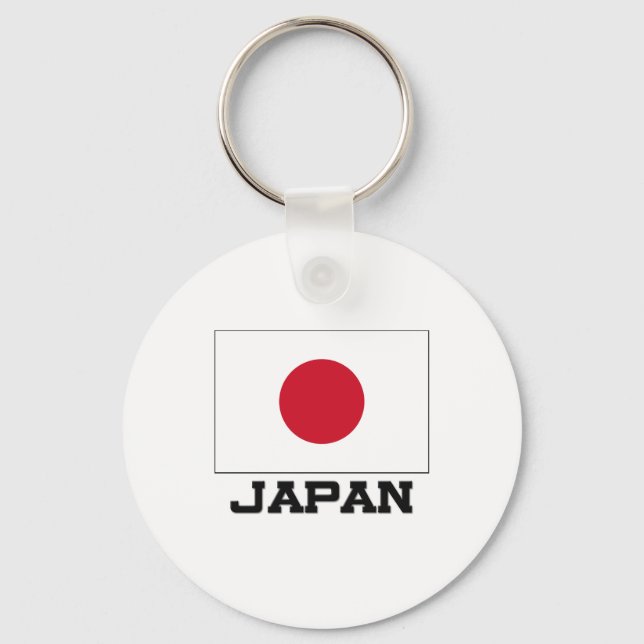 Japan Flag Key Ring (Front)