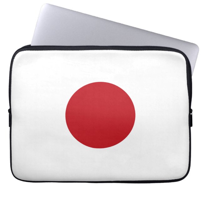 Japan flag laptop sleeve (Front)