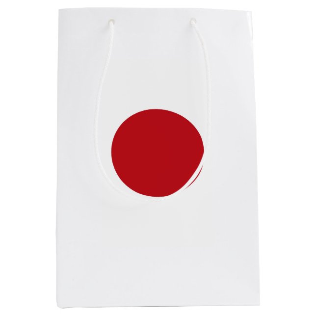 Japan flag medium gift bag (Front)