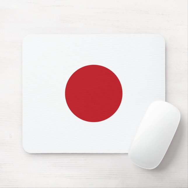 Japan flag mouse mat (With Mouse)