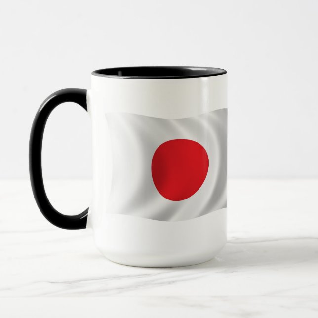 Japan Flag Mug (Left)