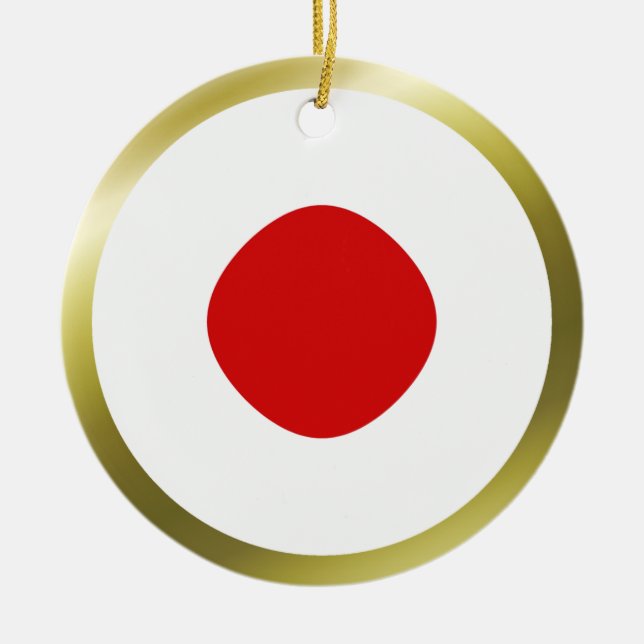 Japan Flag Ornament (Front)