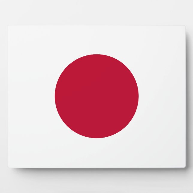 Japan Flag Plaque (Front)