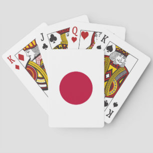Japan Flag Playing Cards