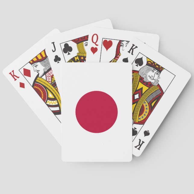 Japan Flag Playing Cards (Back)