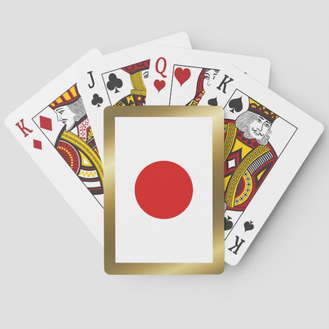 Japan Flag Playing Cards (Back)