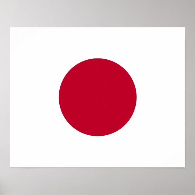 Japan Flag Poster (Front)