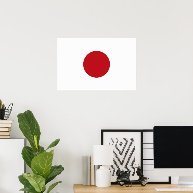 Japan flag poster (Home Office)