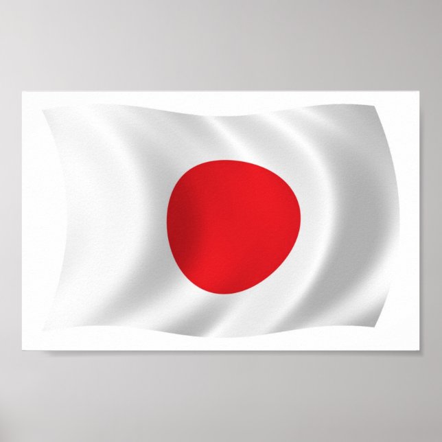 Japan Flag Poster Print (Front)