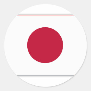 Japan Flag Products Classic Round Sticker