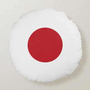 Japan flag round cushion