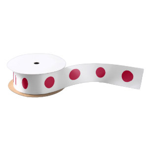 Japan Flag Satin Ribbon