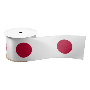 Japan Flag Satin Ribbon