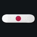 Japan Flag Skateboard<br><div class="desc">Patriotic flag of Japan.</div>