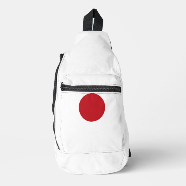 Japan flag sling bag (Front)