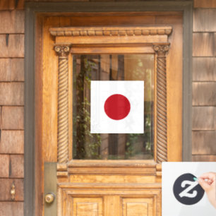 Japan flag window cling