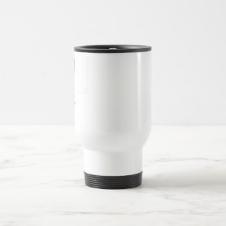 Japan Flag with Name in Japanese Travel Mug