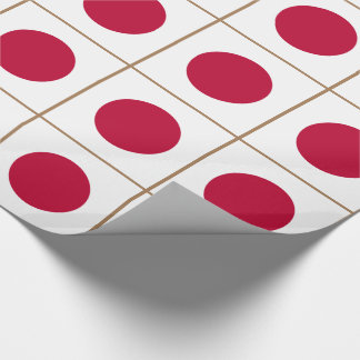 Japan Flag Wrapping Paper