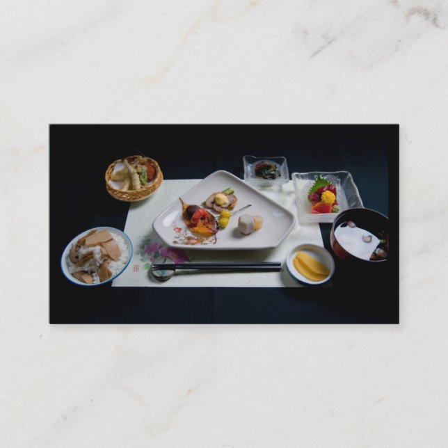 Japan Food Business Card (Front)